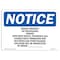 Signmission OSHA Notice Sign, 7" Height, 10" Width, Private Property No Trespassing Danger Open Sign, Landscape OS-NS-D-710-L-17843 - alternate 1
